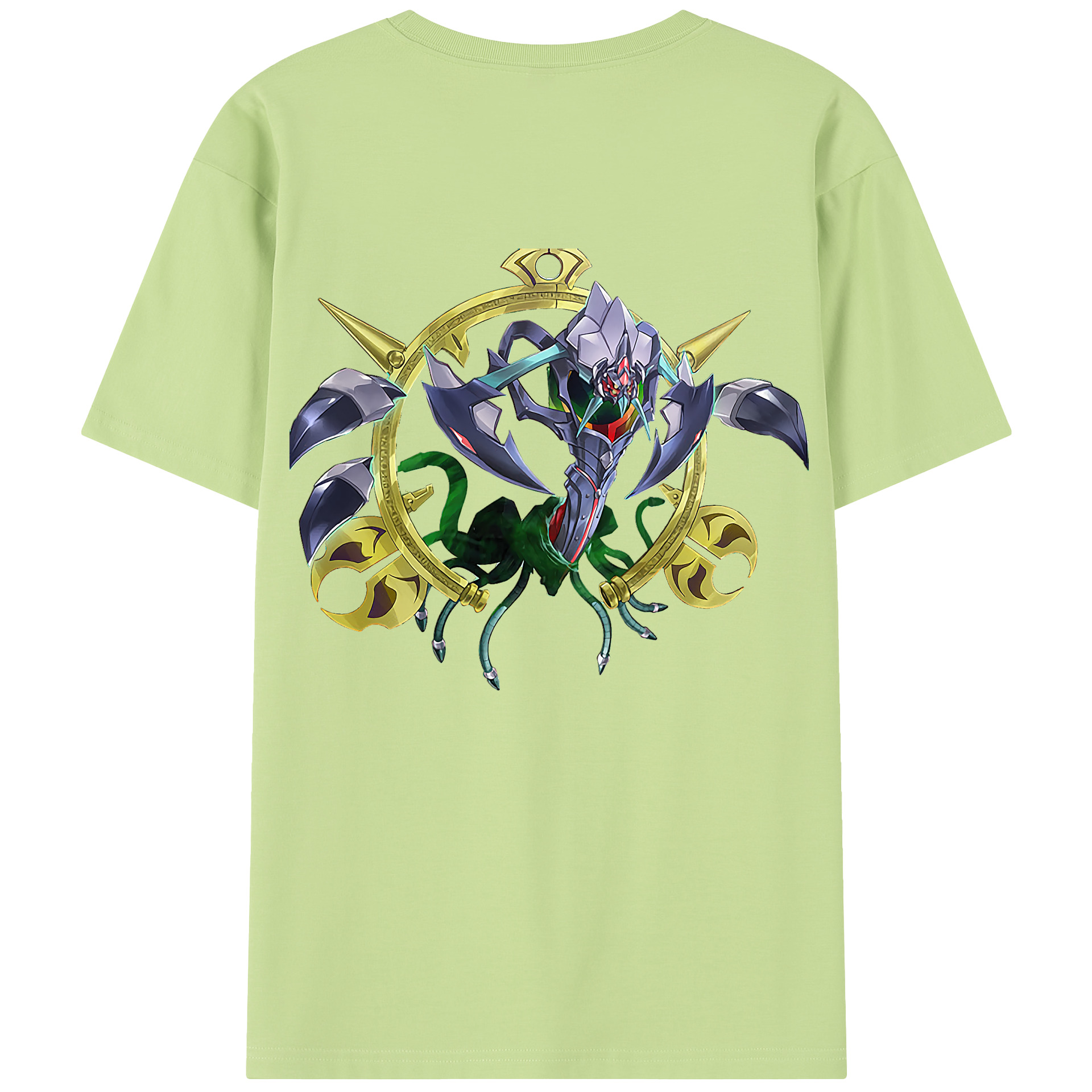 （画像用） 遊☆戯☆王 Yu-Gi-Oh! 綿100％半袖Tシャツ（背面プリント）